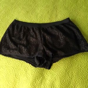 Black Lace Shorts